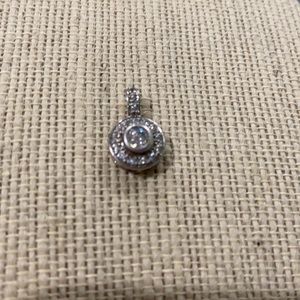 925 Silver and Cubic Diamond Pendant